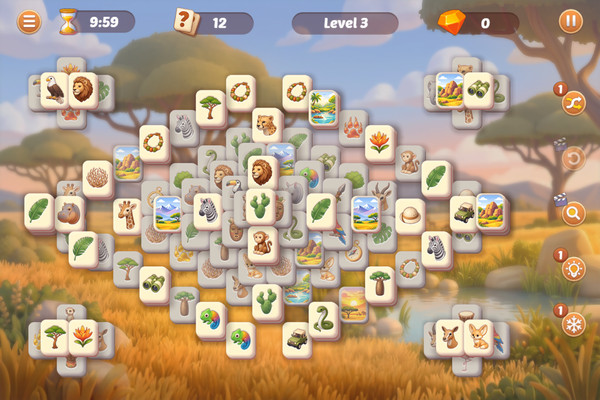 Safari Story Mahjong-screenshot