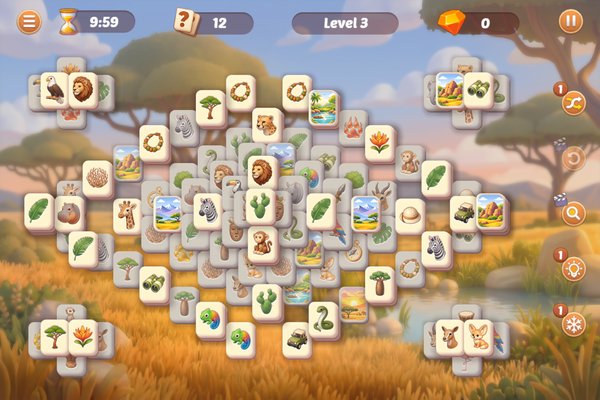 Safari Story Mahjong-screenshot