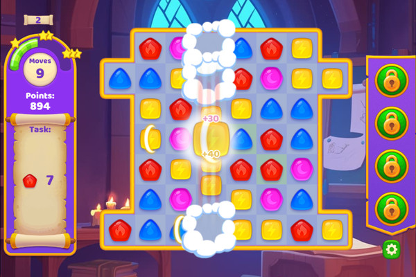 Magic & Wizards Match 2-screenshot