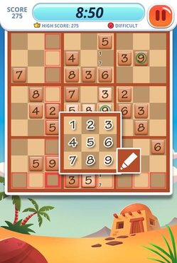 Desert Sudoku-screenshot