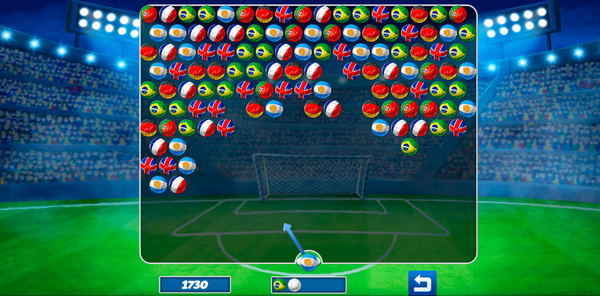 Bubble Shooter World Cup-screenshot