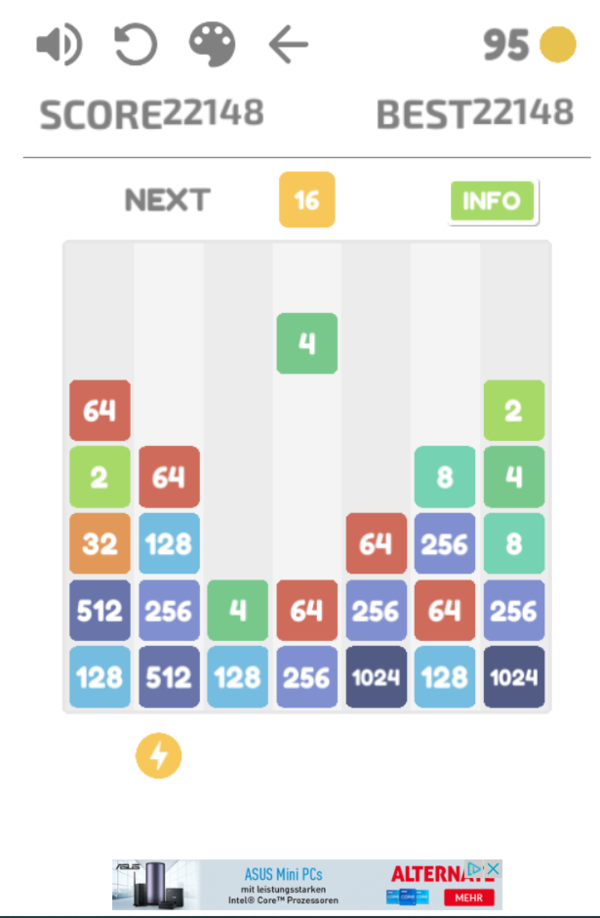 2048 Number Drop-screenshot