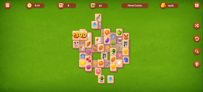 Solitaire Mahjong Farm 2-screenshot