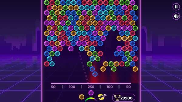 Bubble Shooter Neon-screenshot