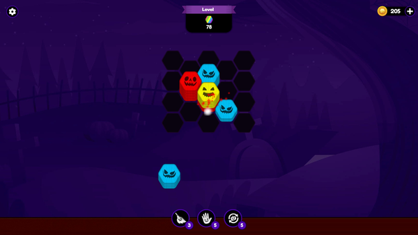 Hexa Sort Trick or Treat-screenshot