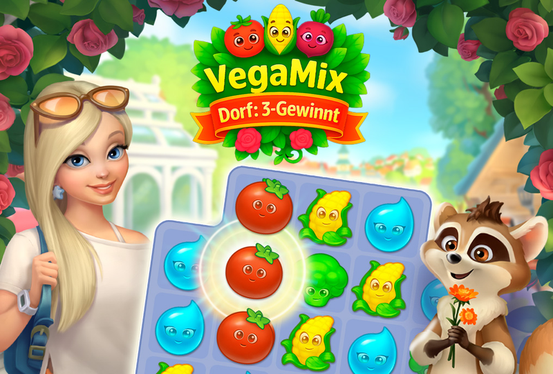 Vega Mix Dorf: 3-Gewinnt