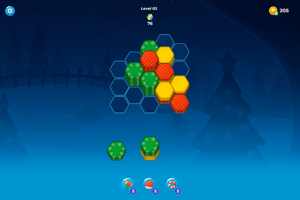 Xmas Hexa Sort-screenshot