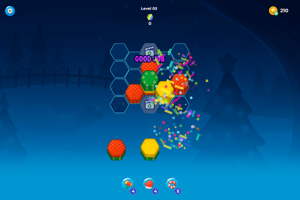 Xmas Hexa Sort-screenshot