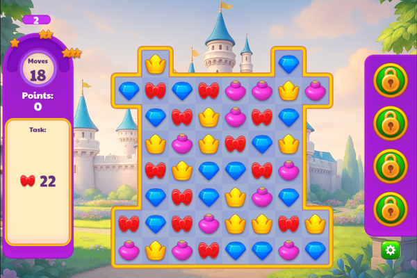 Kings and Queens Match 3-screenshot