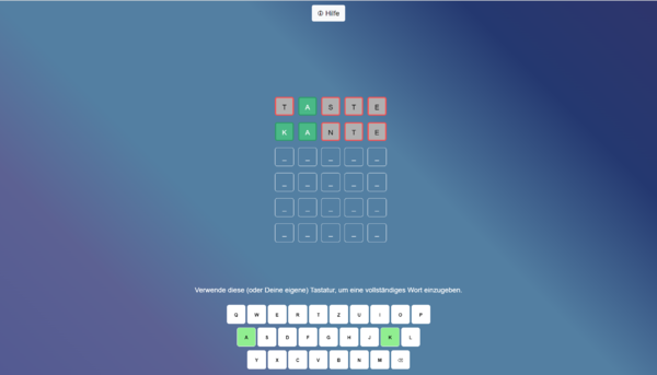Wörter Raten-screenshot