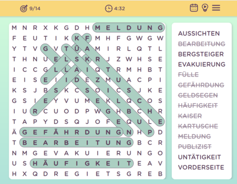 Wortsuche Rätsel-screenshot