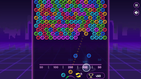 Bubble Shooter Neon-screenshot