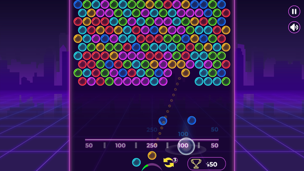 Bubble Shooter Neon-screenshot