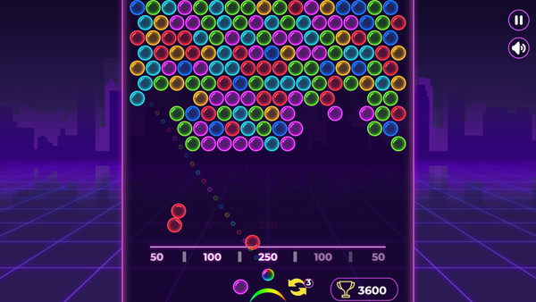 Bubble Shooter Neon-screenshot