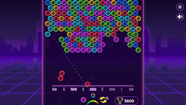 Bubble Shooter Neon-screenshot