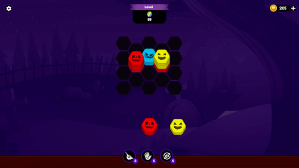Hexa Sort Trick or Treat-screenshot
