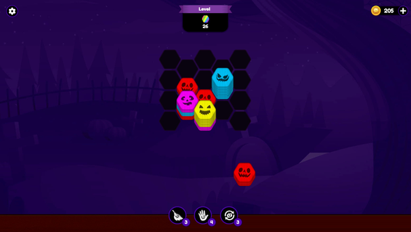 Hexa Sort Trick or Treat-screenshot
