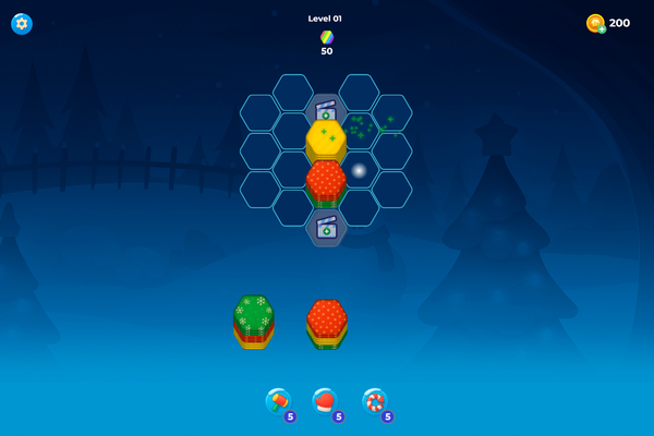 Xmas Hexa Sort-screenshot