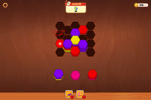 Woody Hexa-screenshot