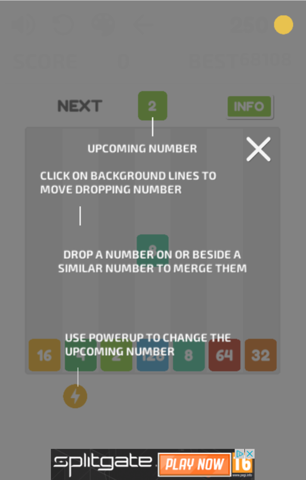 2048 Number Drop-screenshot