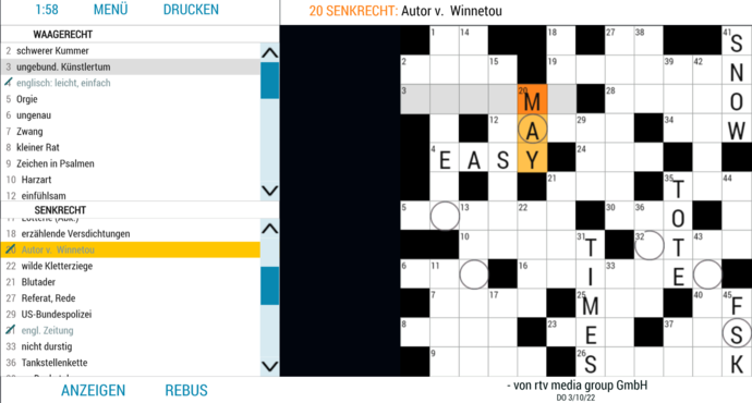 Das Tägliche Kreuzworträtsel-screenshot