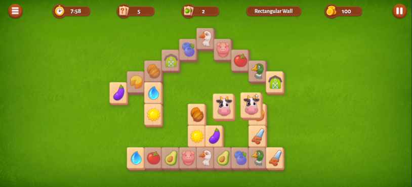 Solitaire Mahjong Farm 2-screenshot