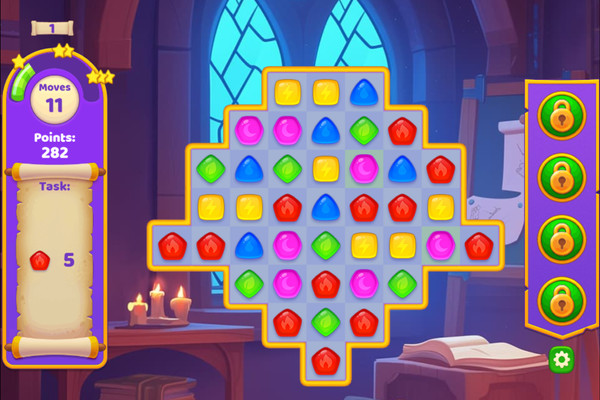 Magic & Wizards Match 2-screenshot