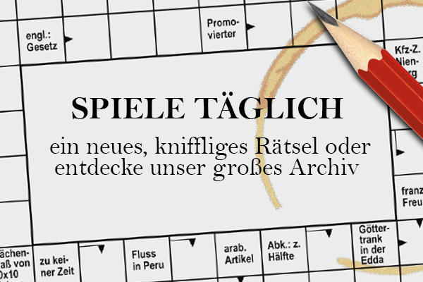 Kreuzworträtsel kostenlos spielen bei RTLspiele.de