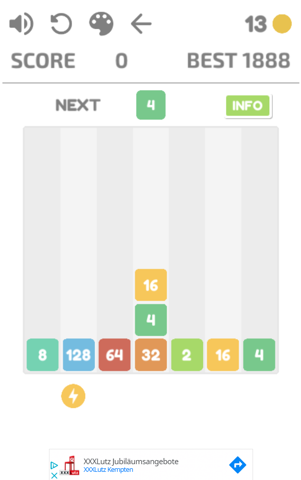 2048 Number Drop-screenshot