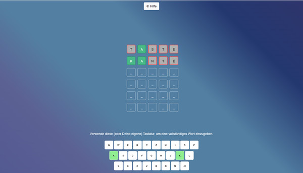 Wörter Raten-screenshot