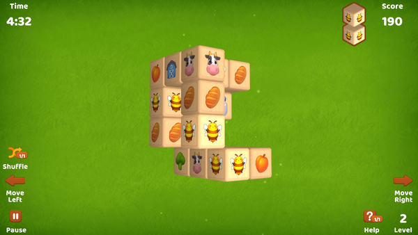Farm Mahjong 3D-screenshot