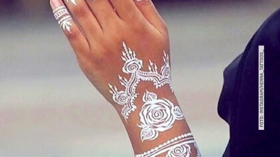 Weißes Henna: Helle Henna-Tattoos liegen im Trend