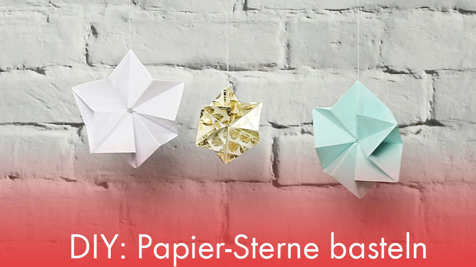 Diy Papier Sterne Basteln