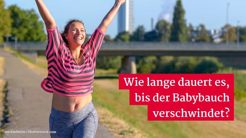 Abnehmen nach der Geburt: Wann verschwindet der Babybauch ...