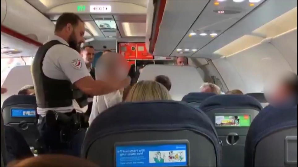 Pärchen Im Flugzeug Pärchen Im Flugzeug