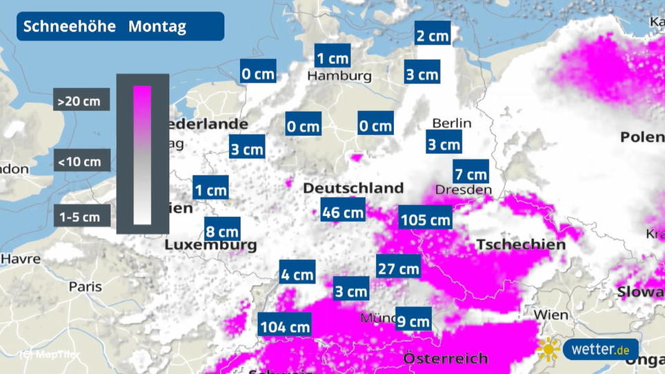 PolarluftSchelle bringt uns den Winter zurück Schnee kommt Am