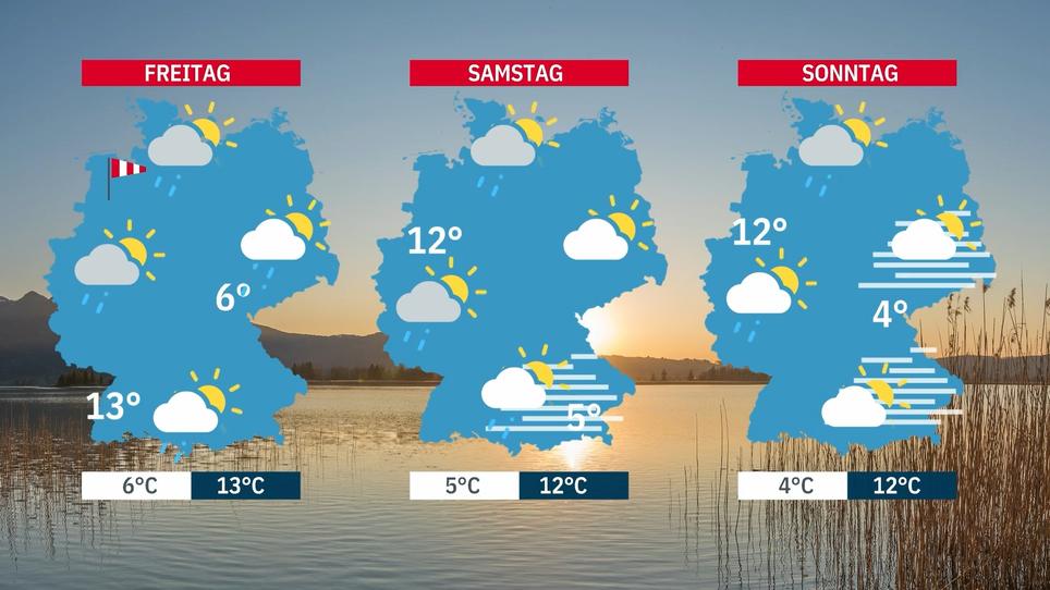 7 Tage Wettertrend: Winter-Episode Ist Schnell Rum: Wind Peitscht Milde ...