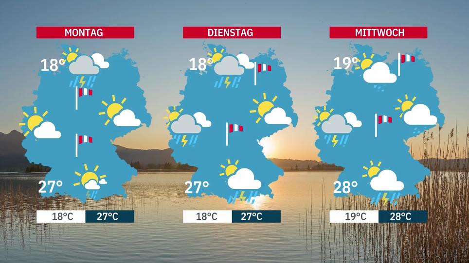 7-Tage-Wettertrend Ist Total Unsicher: Zwischen Hitzevorstoß Und ...