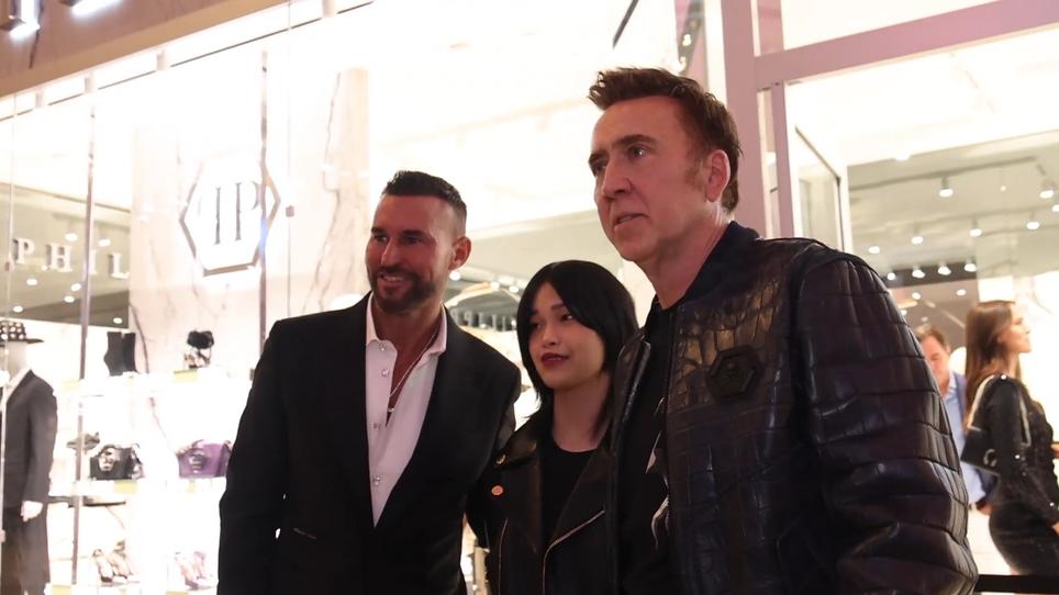 Nicolas Cage Cohosts Philipp Plein's Third Las Vegas Boutique