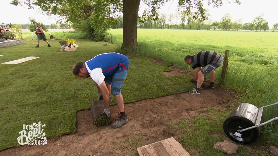 Rollrasen kommt rein Heute wird der Garten endlich grün! RTL.de